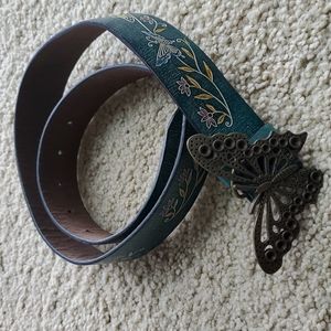 Belt with butterfly